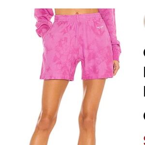 Rag & Bone City Pink Tie Dye Sweat Pant Shorts Women’s XXS